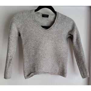 Charter Club Cashmere Women's Long Sleeve Pullover Sweater Gray